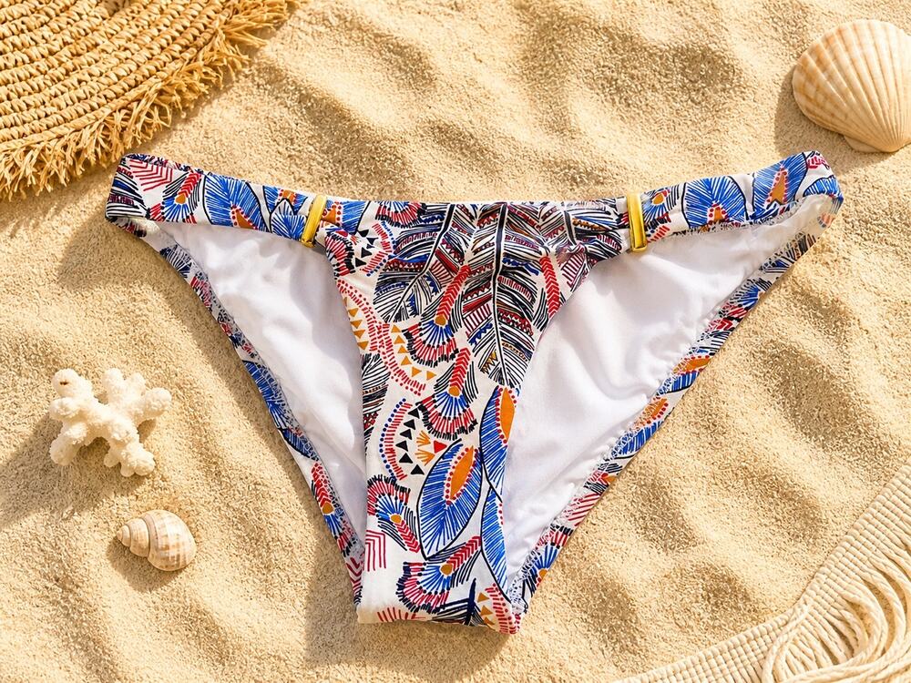 NWT: Melissa Obadash Martinique Bottom in Feathers Size 2
